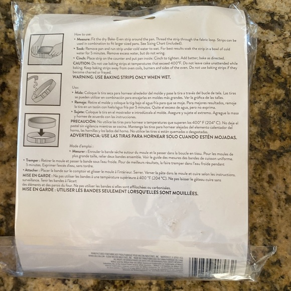 Wilton bake-even strips - 2 packs of 6 - Picture 2 of 2